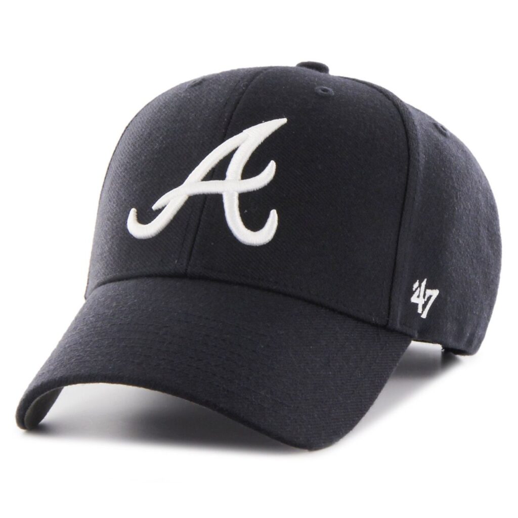 47 Brand Relaxed Fit Cap – MLB Atlanta Braves navy