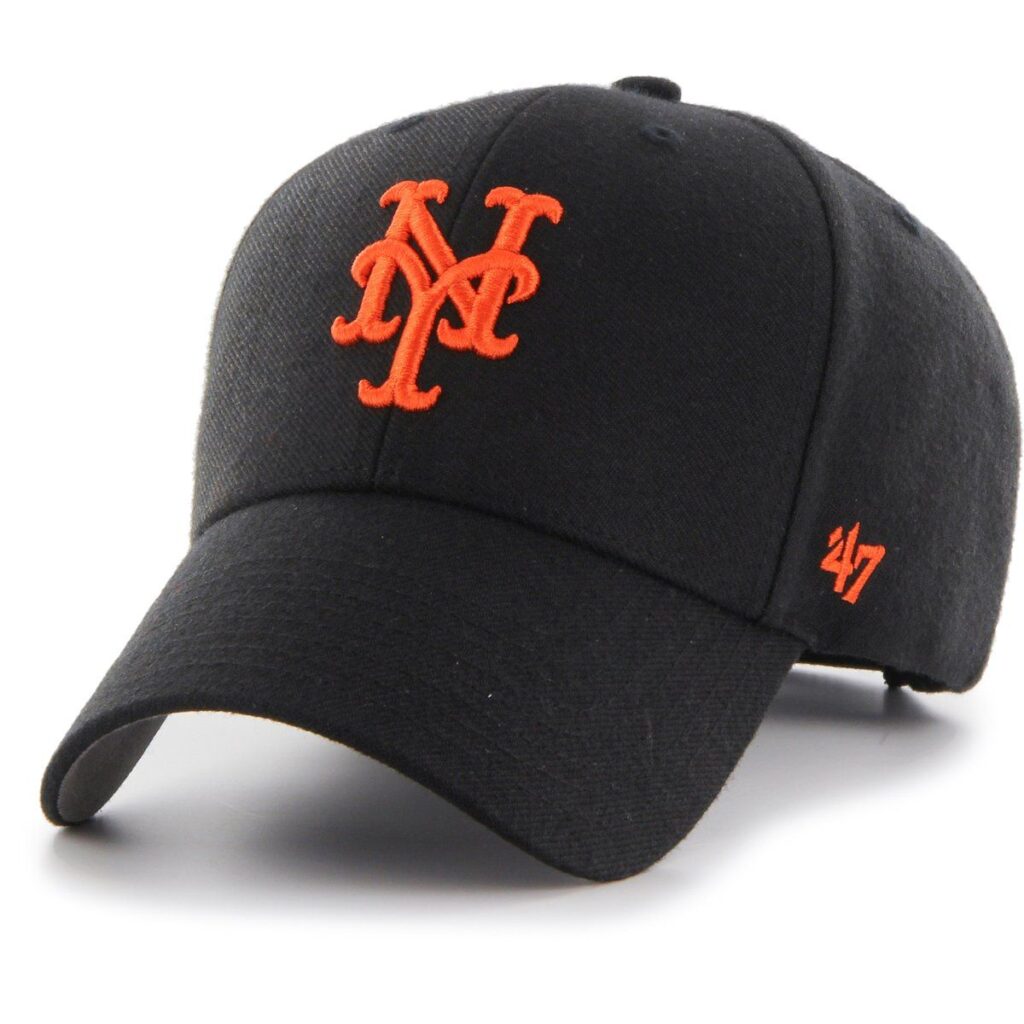 47 Brand Relaxed Fit Cap – MLB New York Mets schwarz