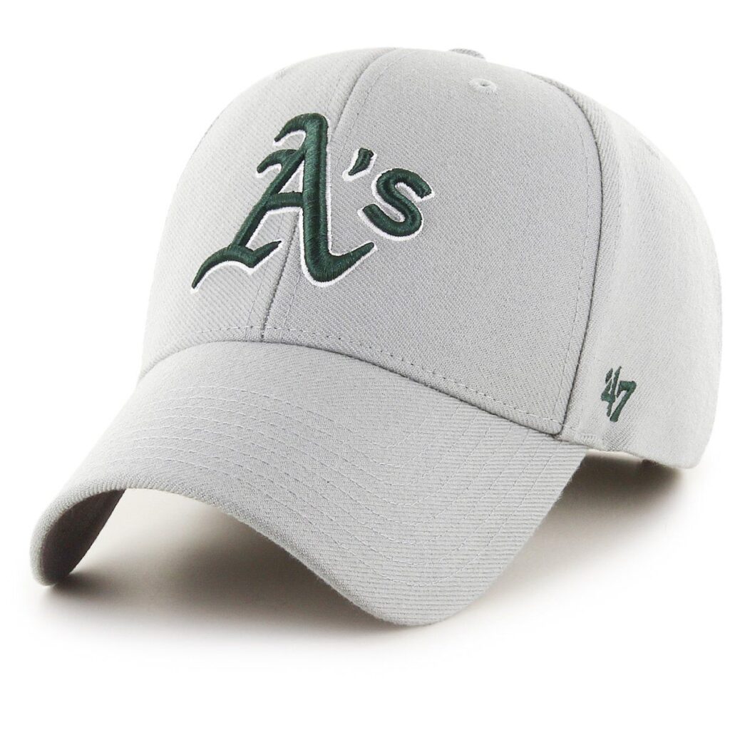 47 Brand Relaxed Fit Cap – MLB Oakland Athletics grau
