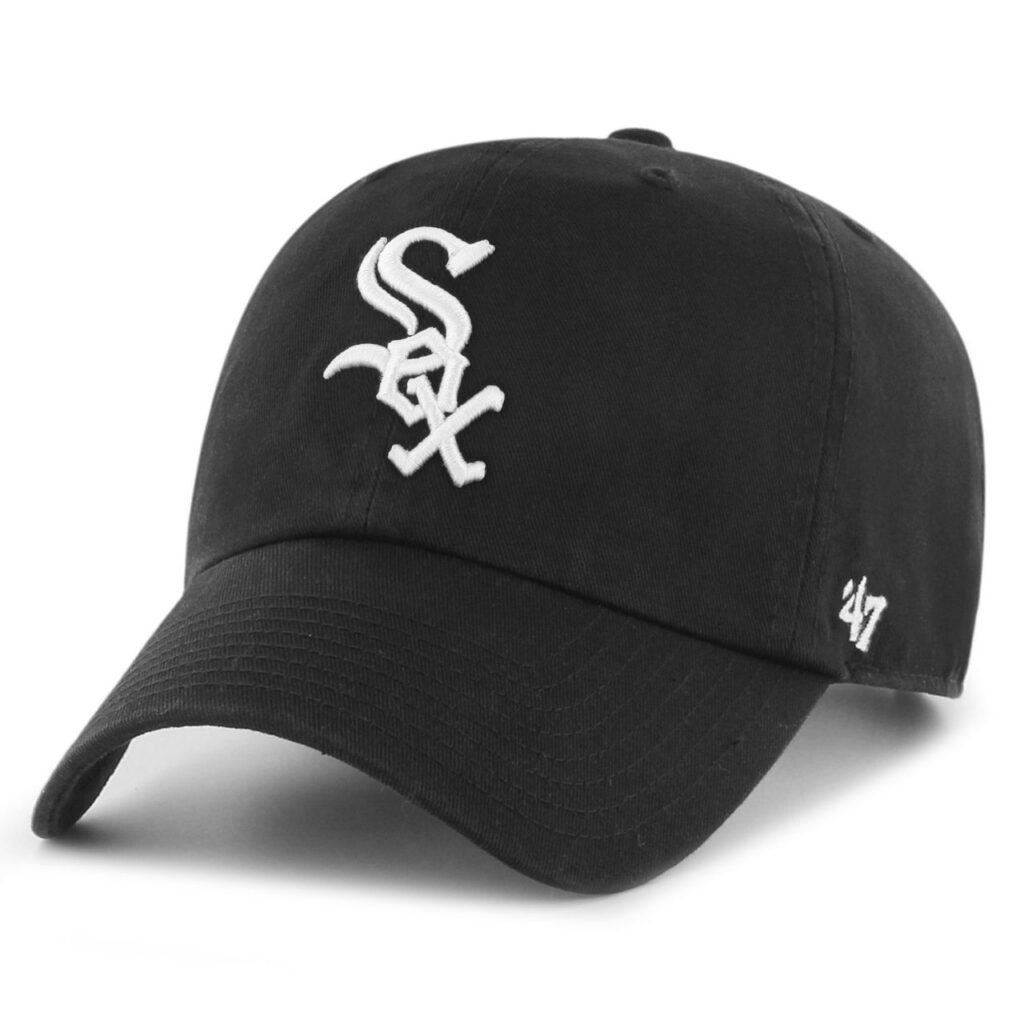 47 Brand Relaxed Fit Cap – MLB Chicago White Sox schwarz