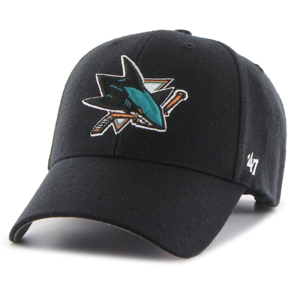 47 Brand Relaxed Fit Cap – NHL San Jose Sharks schwarz