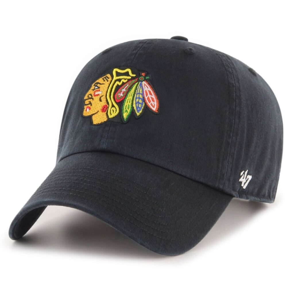 47 Brand Relaxed Fit Cap – CLEAN UP Chicago Blackhawks