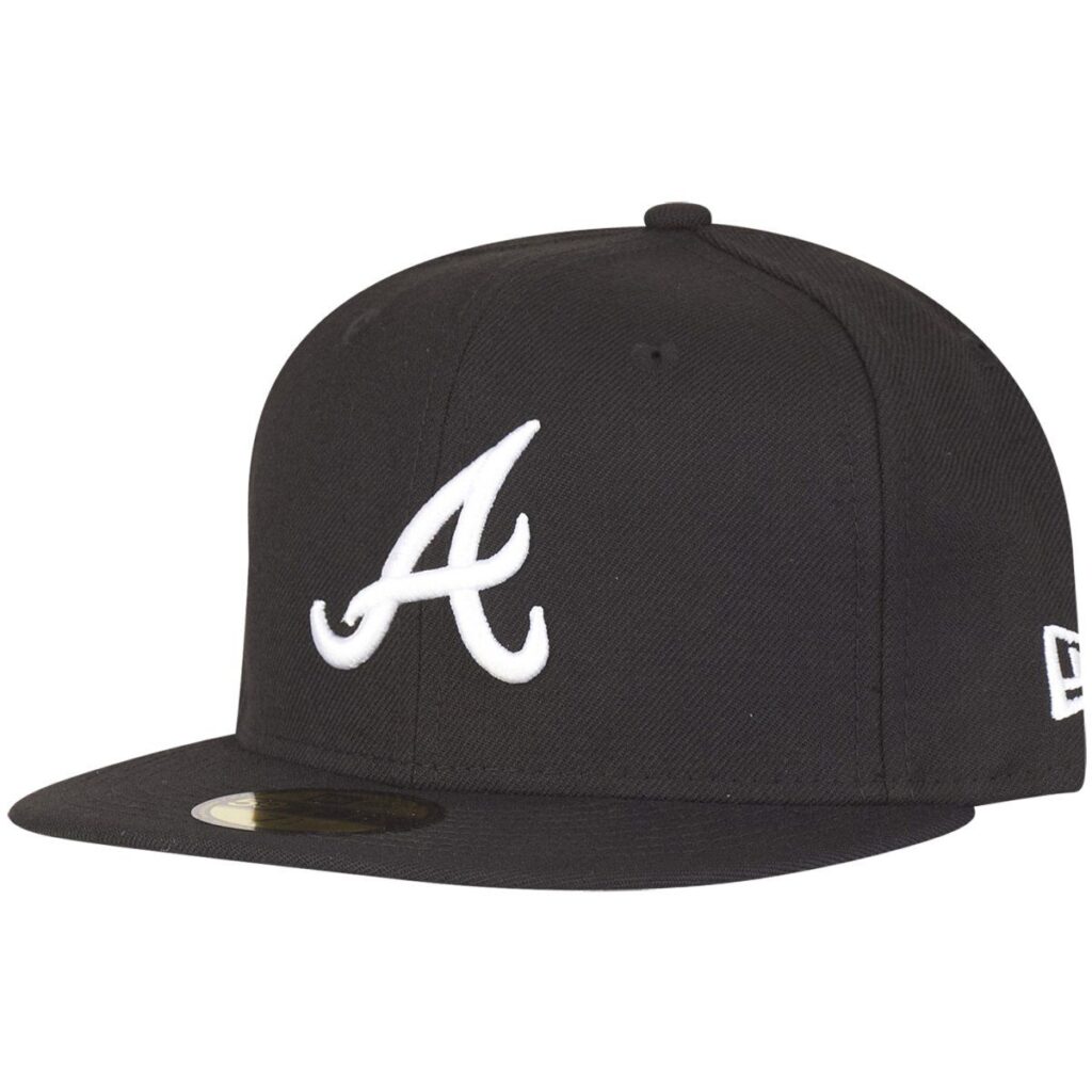 New Era 59Fifty Fitted Cap – Atlanta Braves schwarz / weiä?