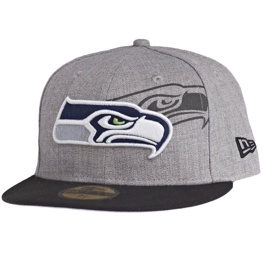 New Era 59Fifty Cap – SCREENING Seattle Seahawks grau