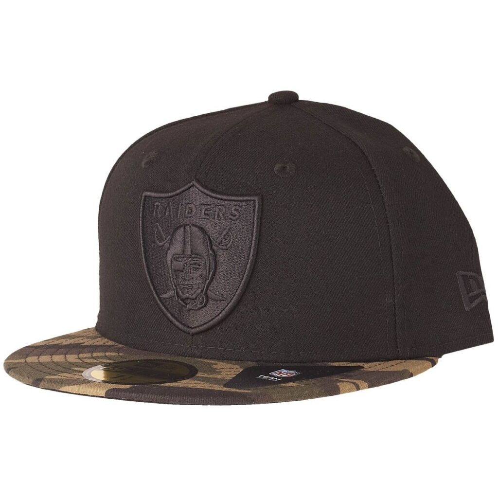 New Era 59Fifty Fitted Cap – WOOD CAMO Oakland Raiders