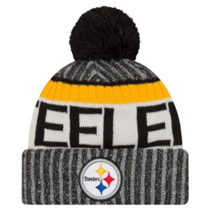 New Era NFL SIDELINE Winter Bobble Mätze Pittsburgh Steelers