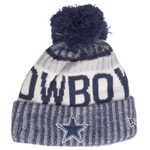New Era NFL SIDELINE Winter Bobble Mätze - Dallas Cowboys