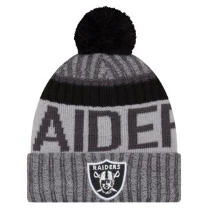 New Era NFL SIDELINE 2017 Bobble Mätze - Oakland Raiders