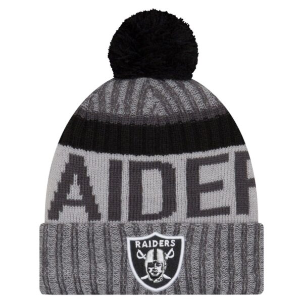 New Era NFL SIDELINE 2017 Bobble Mätze - Oakland Raiders