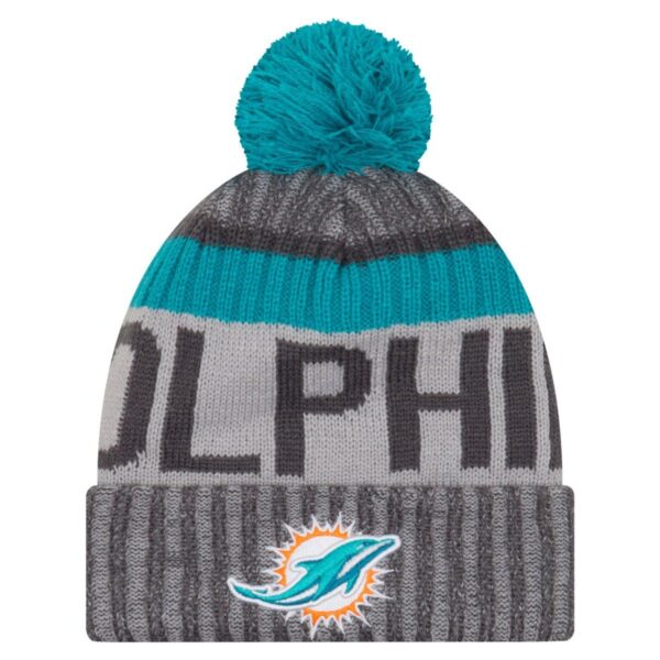 New Era NFL SIDELINE 2017 Bobble Mätze - Miami Dolphins
