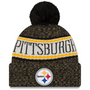 New Era NFL Sideline 2018 Bobble Mätze - Pittsburgh Steelers