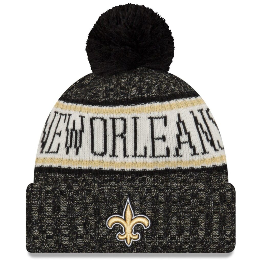 New Era NFL Sideline Winter Bobble Mätze New Orleans Saints