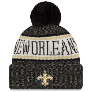 New Era NFL Sideline Winter Bobble Mätze New Orleans Saints