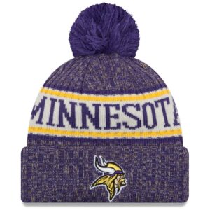 New Era NFL Sideline Winter Bobble Mätze - Minnesota Vikings
