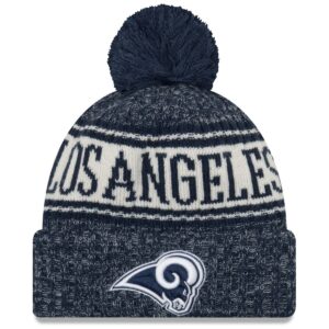 New Era NFL Sideline 2018 Bobble Mätze - Los Angeles Rams