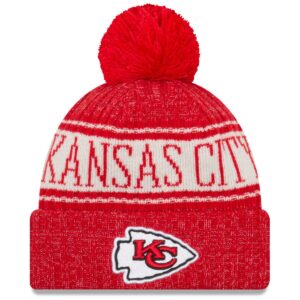 New Era NFL Sideline Winter Bobble Mätze Kansas City Chiefs