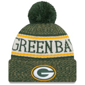 New Era NFL Sideline Winter Bobble Mätze - Green Bay Packers
