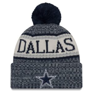 New Era NFL Sideline 2018 Bobble Mätze - Dallas Cowboys