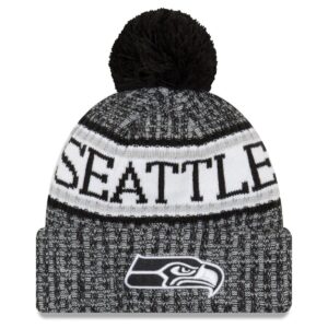New Era NFL Sideline 2018 Bobble Mätze Seattle Seahawks