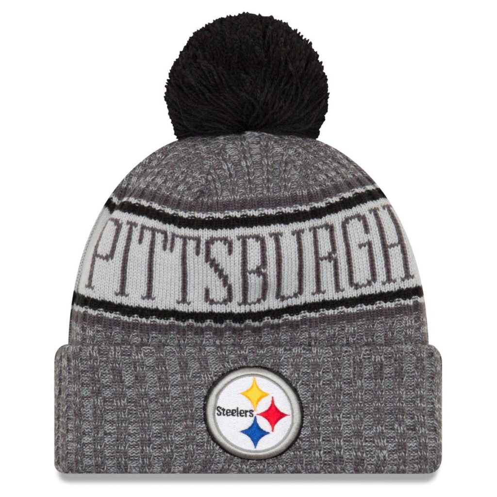 New Era NFL Sideline Graphite Mätze – Pittsburgh Steelers