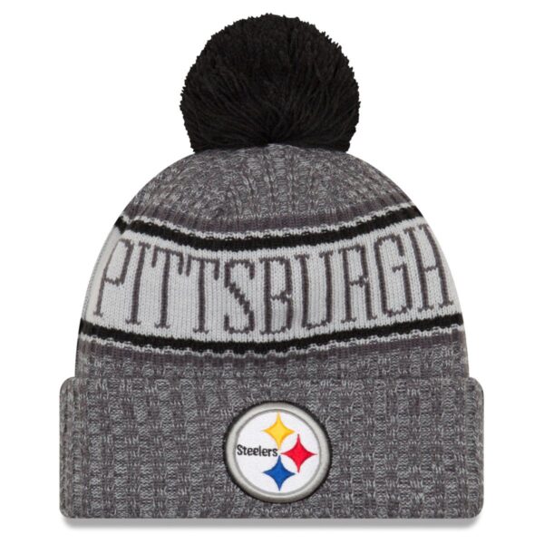 New Era NFL Sideline Graphite Mätze - Pittsburgh Steelers