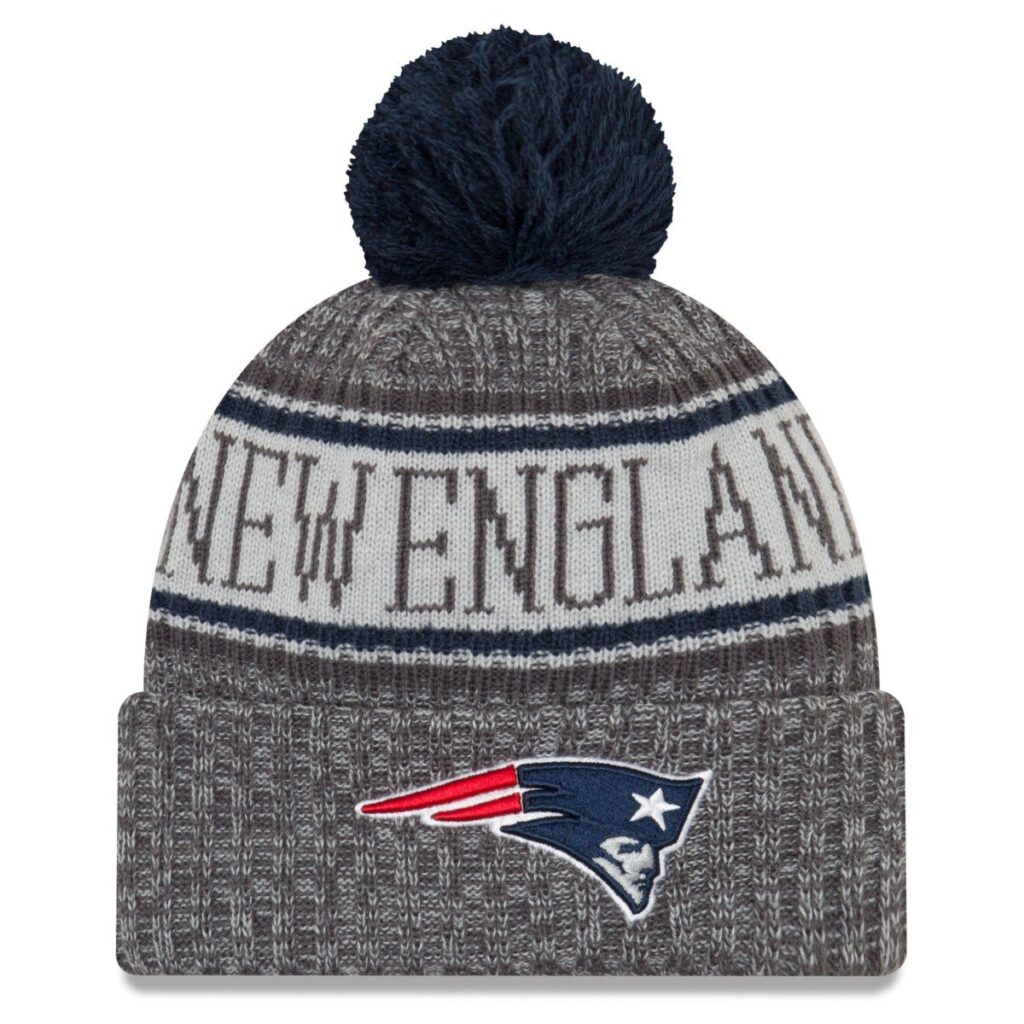 New Era NFL Sideline Graphite Mätze – New England Patriots