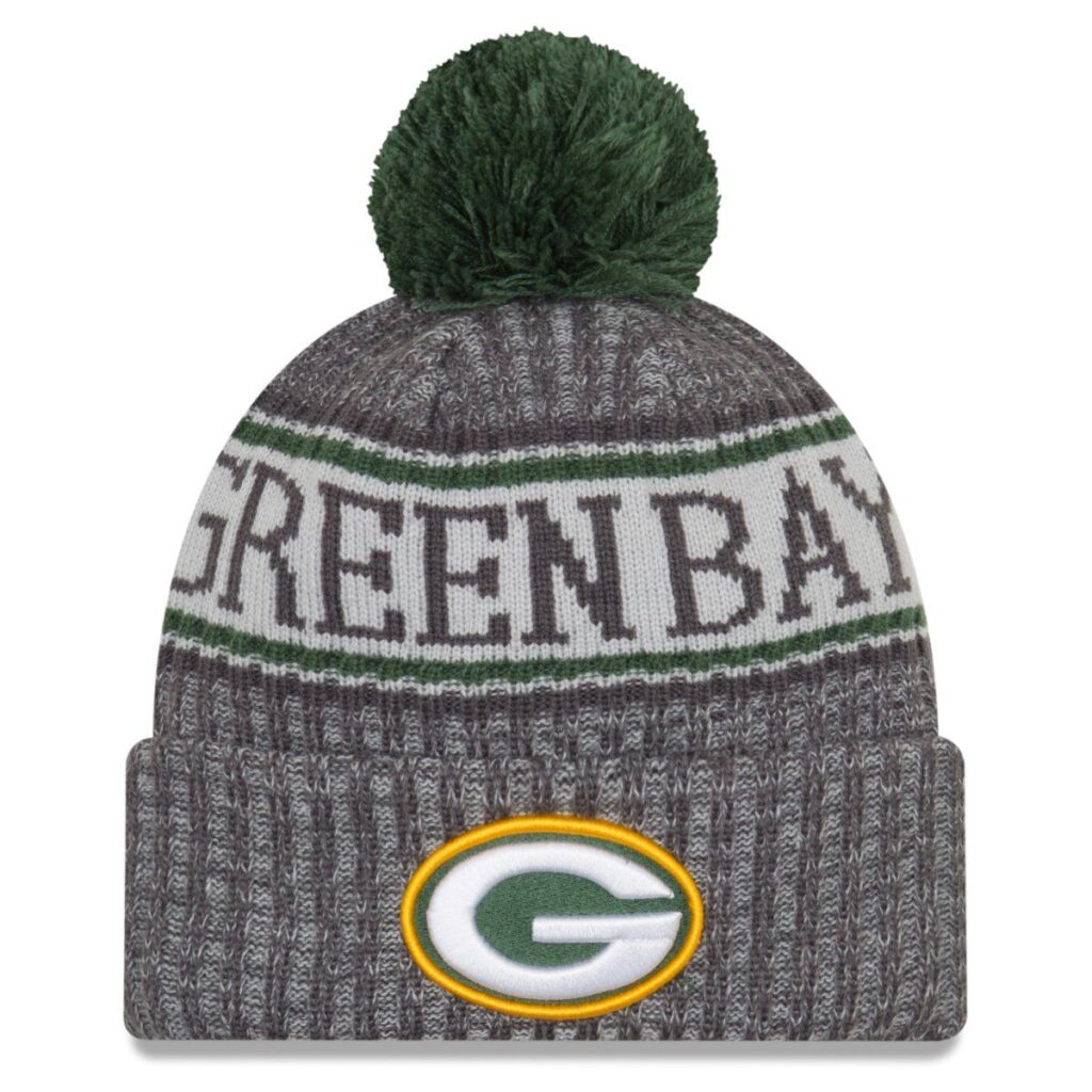 New Era NFL Sideline Graphite Mätze – Green Bay Packers