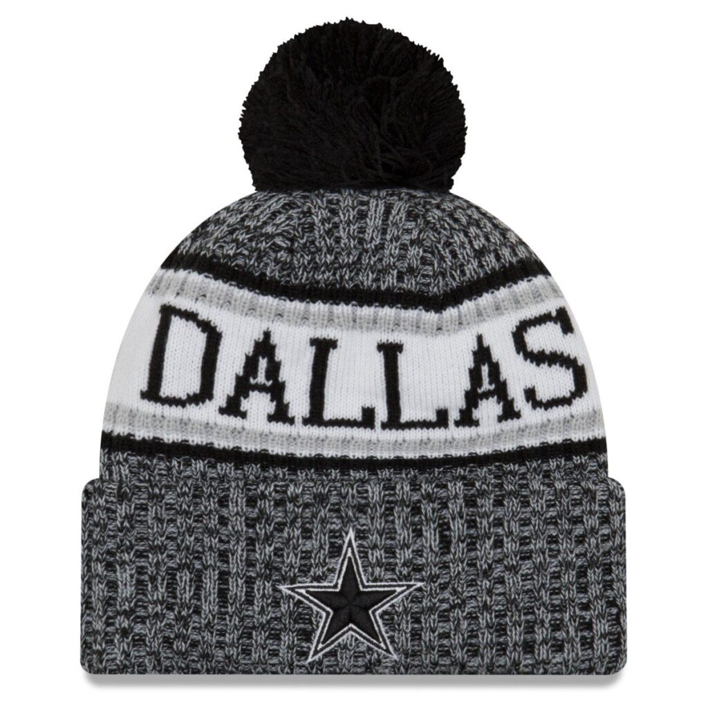 New Era NFL Sideline 2018 Bobble Mätze Dallas Cowboys