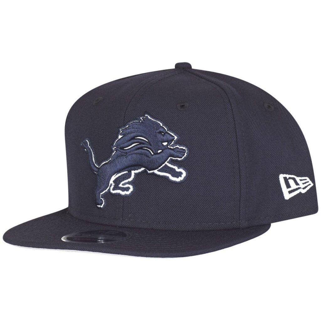 New Era Original-Fit Snapback Cap – Detroit Lions navy