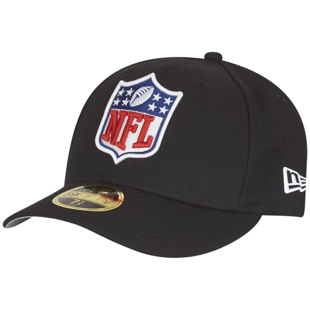 New Era 59Fifty LOW PROFILE Cap – NFL Shield schwarz
