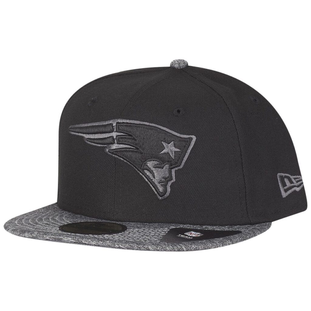 New Era 59Fifty Cap – GREY II New England Patriots schwarz